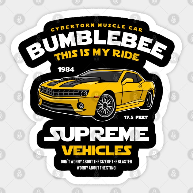 Bumblebee 2024 car sticker